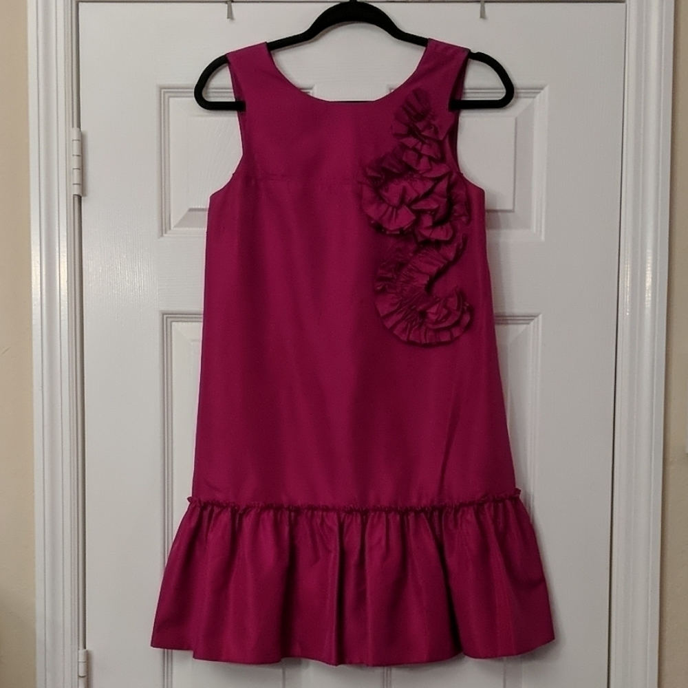 ROBERT RODRIGUEZ Silk Ruffle Dress - Picture 2 of 7